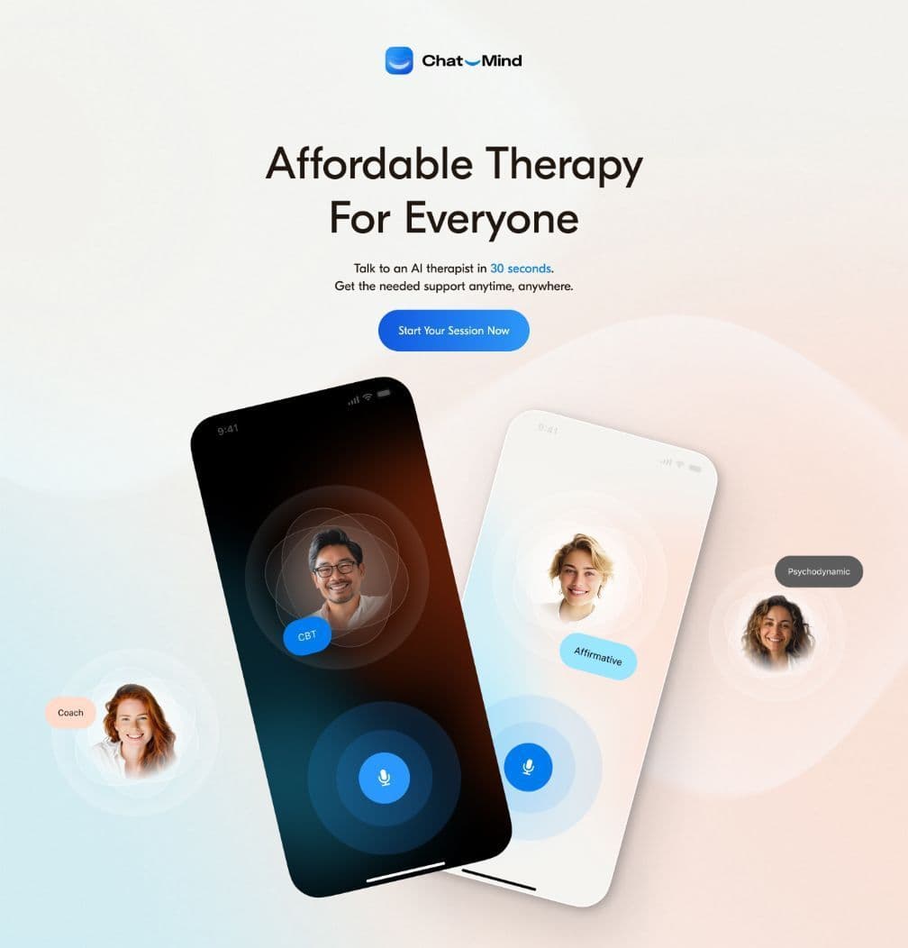 ChatMind landing page